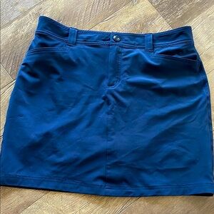 Eddie Bauer Blue Penci/ Straight Skort Size 8
